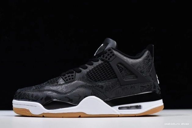 Rep Black Laser CI1184-001 Retro 4 Air Jordan 0816
